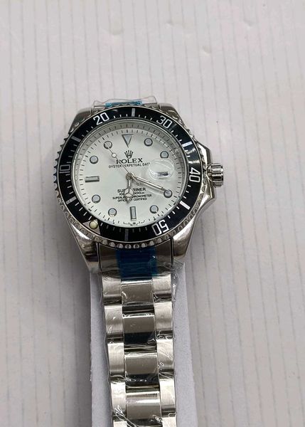 Rolex Submarnier || 1:1 Silver-Tone Diver – Premium Black Bezel & Classic Dial ||