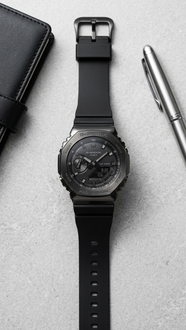 Metal -GM1159 | Metal Dial- Black | 1:1 Quality