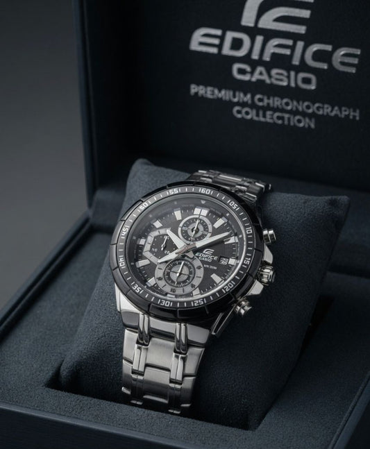 Casio Edifice EF-539D-1AV sliver and black 1:1 quality