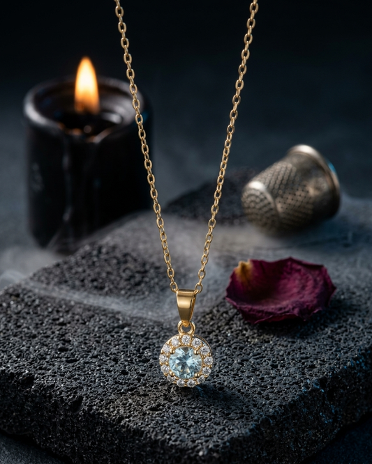 Aurora Halo Necklace Crystal Pendant 1||1 quality