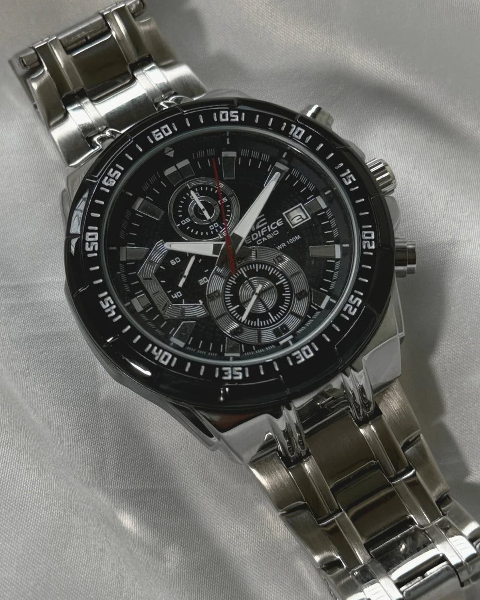 Casio Edifice EF-539D-1AV sliver and black 1:1 quality