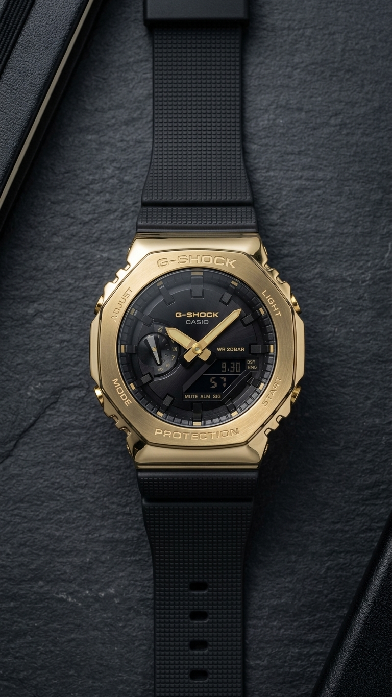 | GM- 2160 | Metal Dial | 1:1 Quality|GOLD
