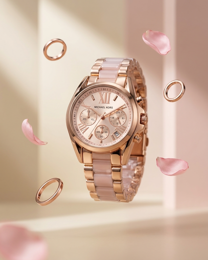MK | WM05| White Women's Watch | 1:1 Quality- WHITE