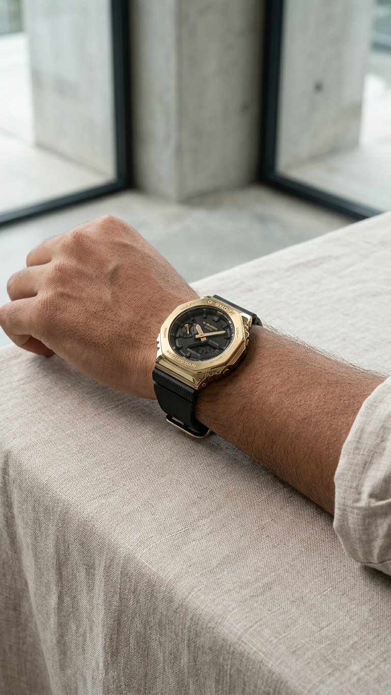 | GM- 2160 | Metal Dial | 1:1 Quality|GOLD