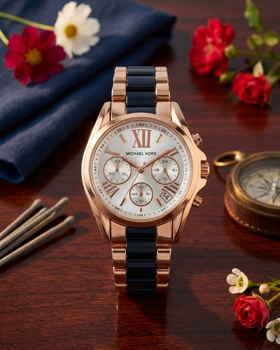 MK | WM05| Women's Watch | 1:1 Quality- BLACK