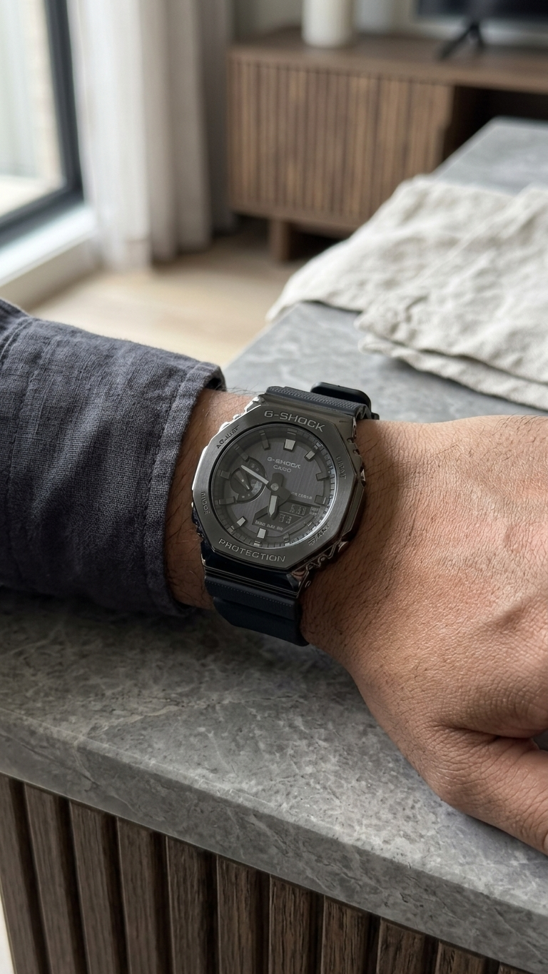 Metal -GM1159 | Metal Dial- Black | 1:1 Quality
