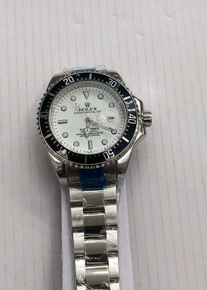 Rolex Submarnier || 1:1 Silver-Tone Diver – Premium Black Bezel & Classic Dial ||