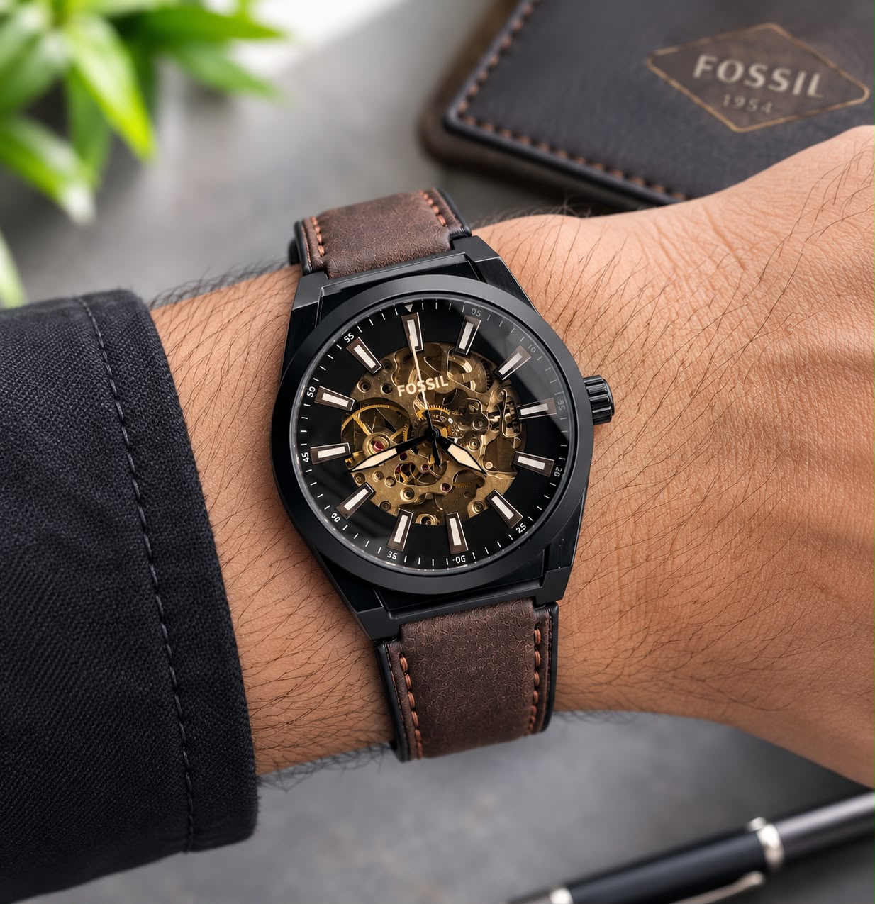 Fossil Everett Automatic Men's Watch 1||1 quality